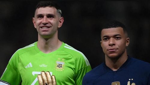 Martinez từng bị chỉ trích vì chế nhạo Mbappe. Ảnh: Reuters.