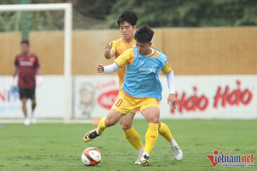 Tiền đạo Thanh Nhàn là một trong hai cầu thủ mới được bổ sung lên U23 Việt Nam, cùng với Công Đến.