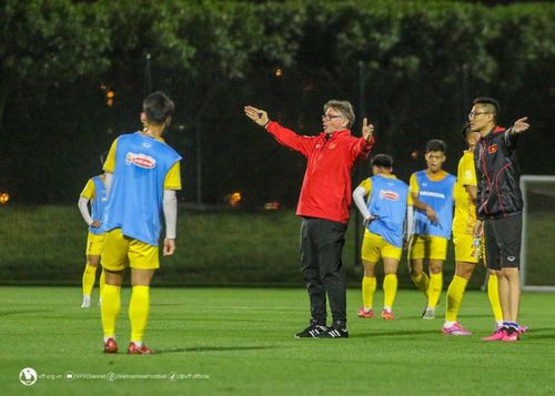 Đội tuyển U23 Việt Nam hoàn tất công tác chuẩn bị, sẵn sàng cho trận đấu gặp U23 Iraq. (Ảnh: VFF)