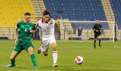  U23 Việt Nam thua đậm 0-3 trước U23 Iraq tại giải quốc tế U23 Doha Cup 2023. (Ảnh: VFF) 