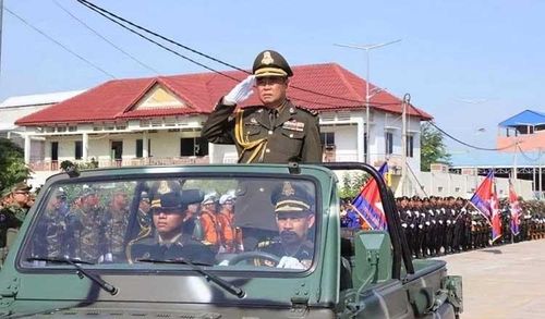 Trung tướng Mao Sophan, Phó tư lệnh RCA kiêm Tư lệnh Lữ đoàn 70, năm 2019. Ảnh: RCA