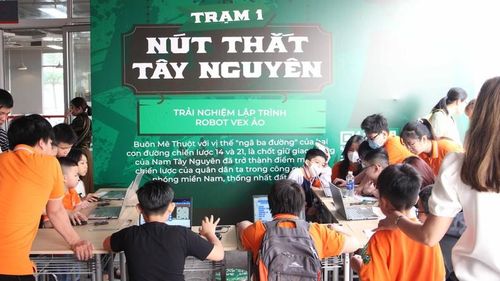 Mỗi trạm trải nghiệm đều gắn liền với lịch sử.