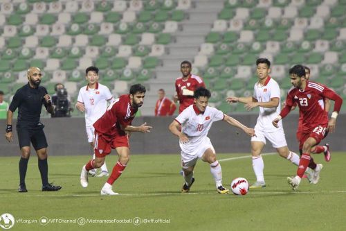 Một số hình ảnh trận đấu giữa U23 Việt Nam và U23 UAE - Ảnh: VFF