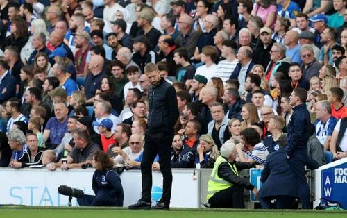 Các cổ động viên The Blues ngày càng mất kiên nhẫn với HLV Graham Potter. Ảnh: GETTY.