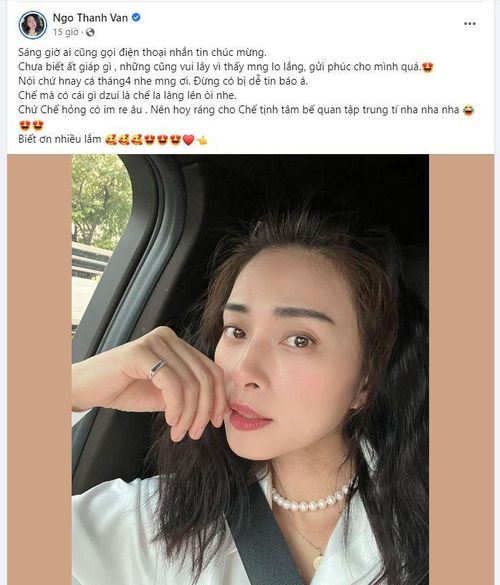 Ngô Thanh Vân lên tiếng về thông tin đang mang thai con đầu lòng.