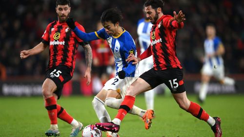  Mitoma liên tục tỏa sáng giúp Brighton áp sát top 4. 