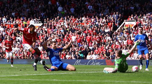  Martial góp công vào 12 bàn thắng (8 bàn, 4 kiến tạo) trong 16 lần chạm trán Everton. 