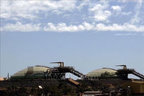 Một cơ sở dự trữ khí đốt tự nhiên hóa lỏng ở Australia. Ảnh: AFP/TTXVN