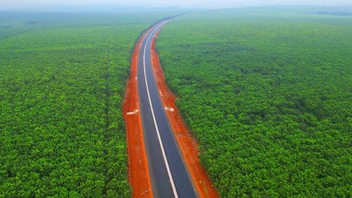 Dự kiến điểm cầu chính buổi lễ khánh thành sẽ diễn ra tại đoạn cao tốc Phan Thiết - Dầu Giây thuộc xã Hàm Kiệm, huyện Hàm Thuận Nam, Bình Thuận.