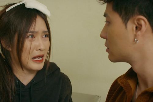 Thanh Sơn và Khả Ngân đóng vai vợ chồng. 