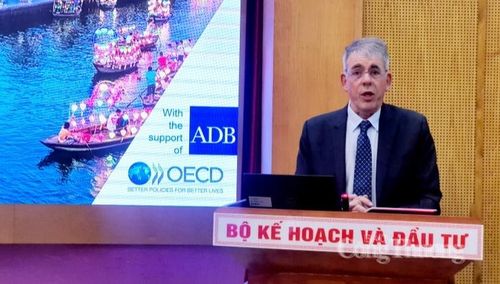 Đại diện của OECD tại lễ công bố báo cáo