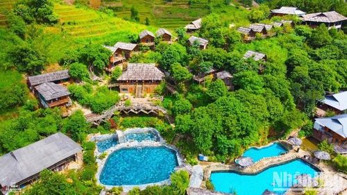 Khu nghỉ dưỡng khoáng nóng tại thị trấn Trạm Tấu.