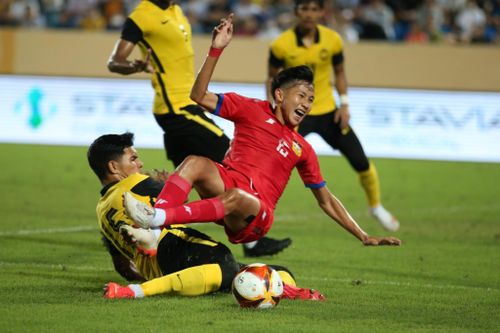  U22 Lào được đánh giá sở hữu nhiều cầu thủ chất lượng ở giải lần này. Ảnh: Nguyên Khang. 