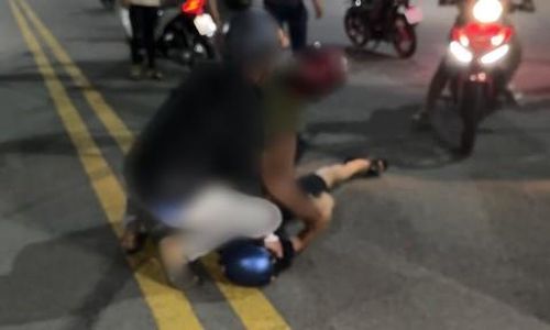 Một trường hợp cố tình bỏ chạy sau khi bị tổ công tác yêu cầu kiểm tra ngay lập tức bị khống chế