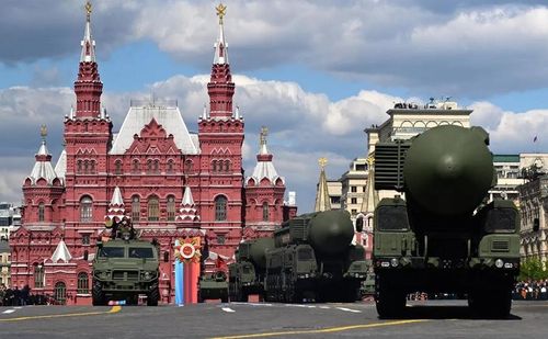 Quang cảnh lễ duyệt binh tại Quảng trường Đỏ ngày 9-5. Ảnh: Sputnik