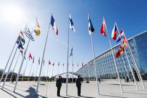 Trụ sở NATO tại Brussels (Bỉ). Ảnh: China Daily