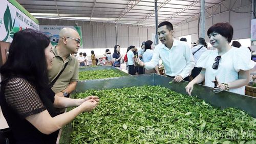 Điểm dừng chân đầu tiên của Đoàn Famtrip do Sở Văn hóa - Thể thao và Du lịch Thái Nguyên tổ chức là vùng chè La Bằng (Đại Từ). Tại đây, đại diện các doanh nghiệp du lịch, cơ quan báo chí đã tham quan khu vực sản xuất chè đặc sản của HTX chè La Bằng.