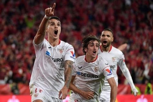 Lamela ấn định chiến thắng cho Sevilla.