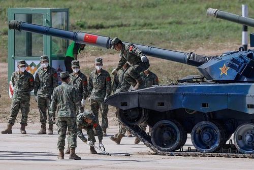 Binh sĩ Trung Quốc tham gia cuộc thi quân sự ở Nga vào năm 2022. Ảnh: Reuters