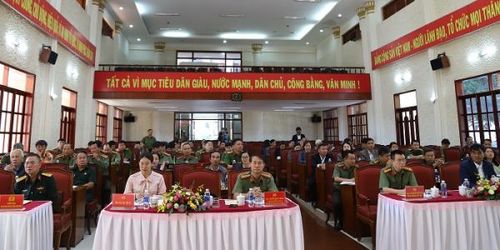 Công an tỉnh Lâm Đồng và Ủy Ban Mặt trận Tổ quốc Việt Nam tỉnh tổng kết 10 năm phối hợp.