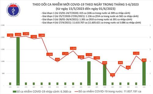  Biểu đồ số ca mắc Covid-19 tại Việt Nam trong thời gian qua.
