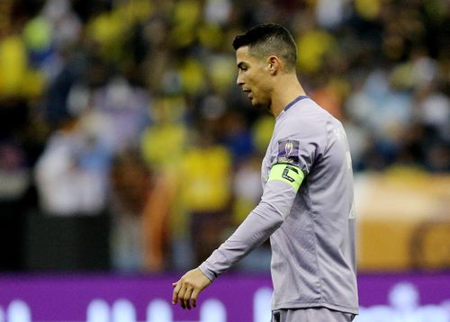 Sự thất vọng cứ đeo bám Ronaldo suốt mùa giải năm nay. Ảnh: Reuters.