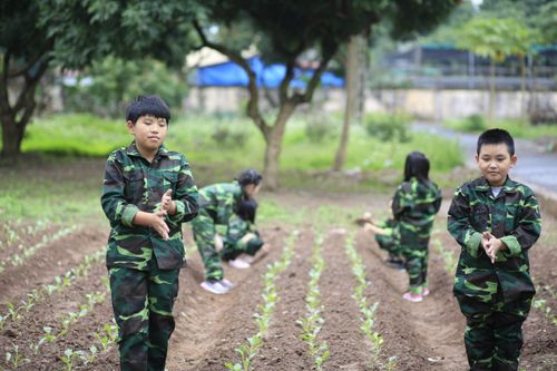 Tham gia đào tạo kỹ năng, học sinh được học cách tự lập, yêu lao động (Ảnh NVCC)