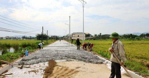 Phong trào giáo dân chung tay xây dựng nông thôn mới trên địa bàn các xã thị trấn.