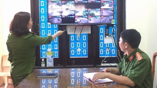 Công an huyện Phù Cát (tỉnh Bình Định) nhân rộng các mô hình camera an ninh đến từng khu dân cư.