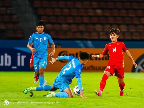 U17 Việt Nam hòa U17 Ấn Độ ở trận ra quân - Ảnh VFF
