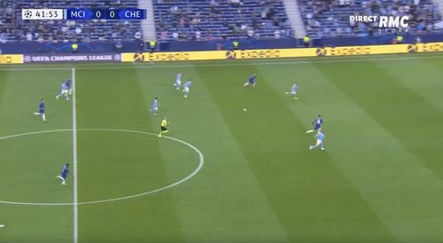  Khoảnh khắc Havertz chọn vị trí thông minh, sau đó đánh bại thủ môn Man City để giúp Chelsea vô địch Champions League mùa 2020/21. Ảnh: RMC.
