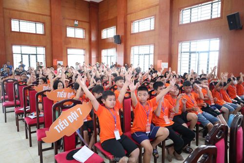 Hơn 100 thanh thiếu nhi Nghệ An tham gia trại hè kỹ năng sống năm 2023