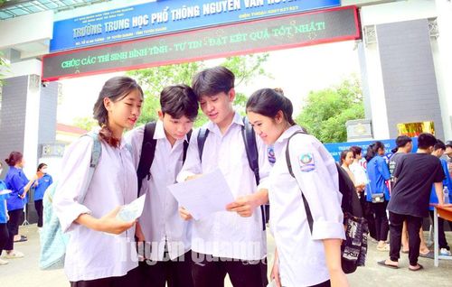 Các thí sinh tham dự Kỳ thi tốt nghiệp THPT năm 2023.