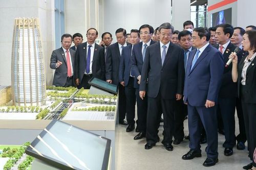 Khu mới Hùng An được xây dựng mới hoàn toàn, có diện tích 1.770 km2, bắt đầu được xây dựng từ năm 2017. Ảnh: VGP