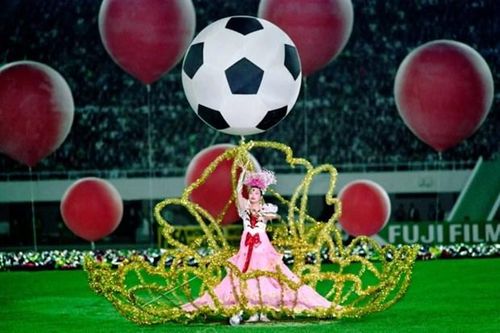 Màn biểu diễn tại Lễ Khai mạc World Cup Nữ 1991 tại Trung Quốc. (Ảnh: AFP)