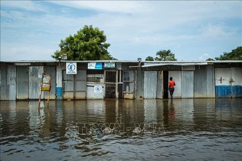 Cảnh ngập lụt tại Bor, Nam Sudan. Ảnh tư liệu: AFP/TTXVN