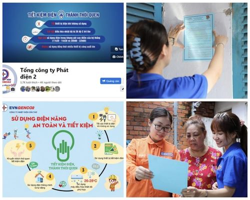 EVNGENCO2 tích cực tuyên truyền tiết kiệm điện đến người dân