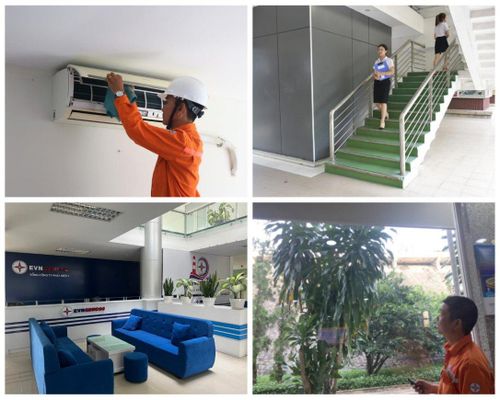 Tắt đèn khu vực lễ tân, sử dụng thang bộ, tận dụng ánh sáng ngoài trời và vệ sinh thiết bị điện...