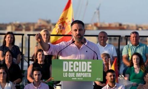 Lãnh đạo đảng Vox Santiago Abascal.