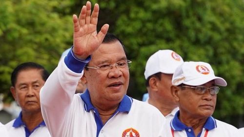 Thủ tướng Campuchia Hun Sen, một trong những nhà lãnh đạo tại vị lâu nhất thế giới. Ảnh: Reuters