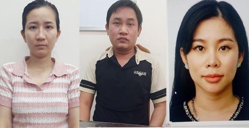 Ba đối tượng người Việt Nam vừa bị tạm giữ hình sự để điều tra