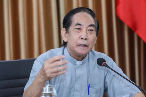 Linh mục Nguyễn Văn Vinh. Ảnh: Quang Vinh.