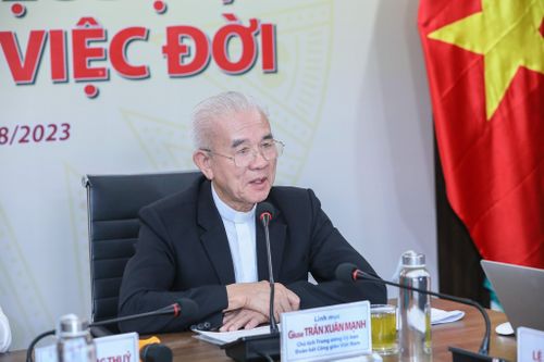 Linh mục Giuse Trần Xuân Mạnh. Ảnh: Quang Vinh.