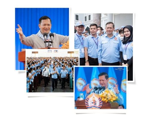 Đại tướng Hun Manet là Ủy viên Ban Thường vụ Trung ương CPP, Ứng viên Thủ tướng tương lai Campuchia, thủ lĩnh thanh niên CPP (trước bầu cử 2023). Ảnh: HMN