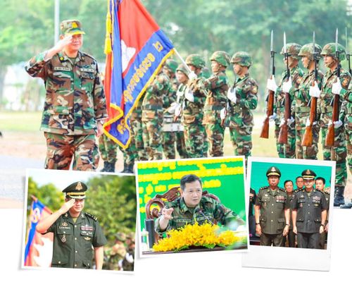 Đại tướng Hun Manet, Phó tổng Tư lệnh kiêm Tư lệnh Lục quân Quân đội Hoàng gia Campuchia. Ảnh: HMN