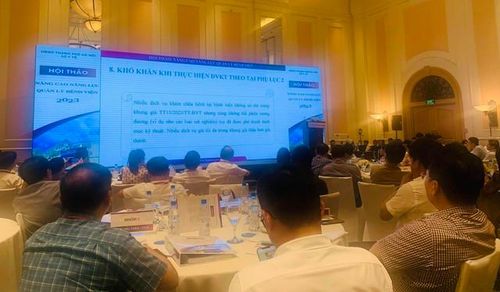 Các đại biểu dự Hội thảo nâng cao năng lực quản lý bệnh viện, do Sở Y tế Hà Nội tổ chức - Ảnh: VGP/HM