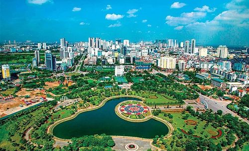 Đến năm 2045, Thủ đô Hà Nội là thành phố kết nối toàn cầu, người dân có mức sống và chất lượng cuộc sống cao, với GRPD/người đạt trên 36.000 USD. Ảnh: TL