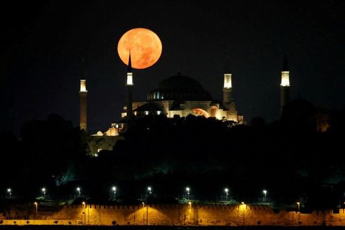 Thánh đường Hồi giáo Hagia Sophia ở Istanbul, Thổ Nhĩ Kỳ. Ảnh: Reuters