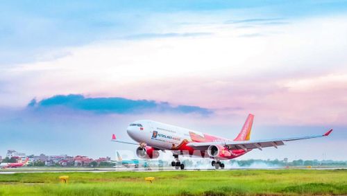 Nhiều tàu bay A330 được Vietjet đưa vào khai thác trong cao điểm Hè 2023. Ảnh: Diệp Anh/BNEWS/TTXVN