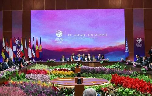 Hội nghị Cấp cao ASEAN-Liên hợp quốc lần thứ 13. (Ảnh: Dương Giang/TTXVN)